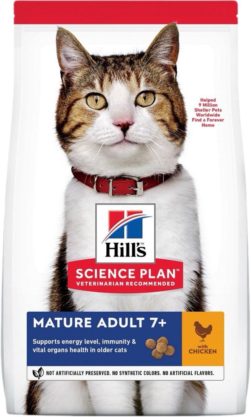 Hill's Science Plan Feline Mature Adult Chicken – Суха храна за котки