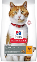 Hill's Science Plan Feline Young Adult Sterilised Chicken – Суха храна за котки