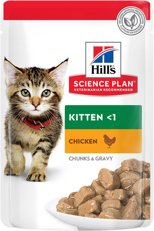 Hill's Science Plan Feline Kitten Chicken – Пауч за котенца