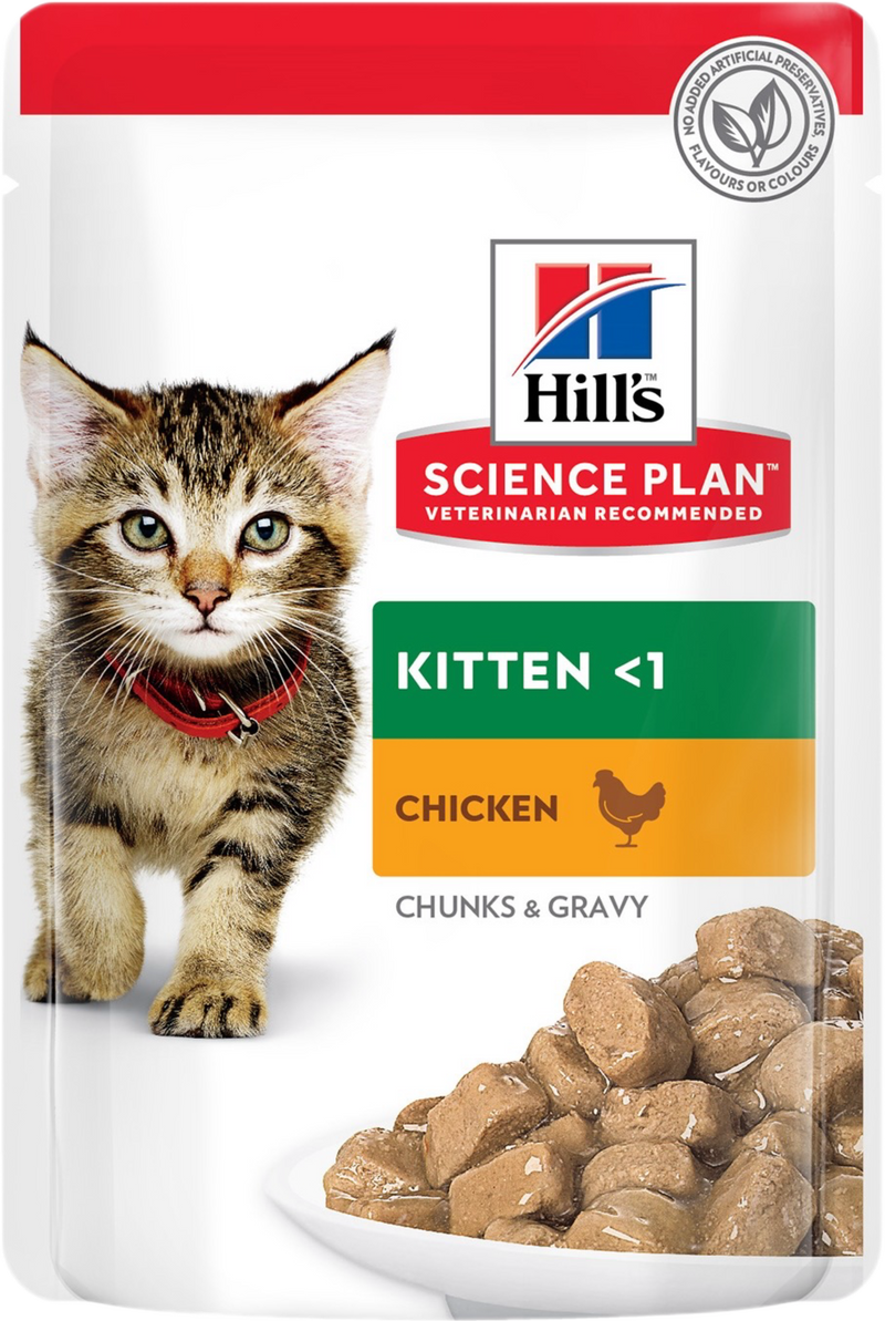 Hill's Science Plan Feline Kitten Chicken – Пауч за котенца