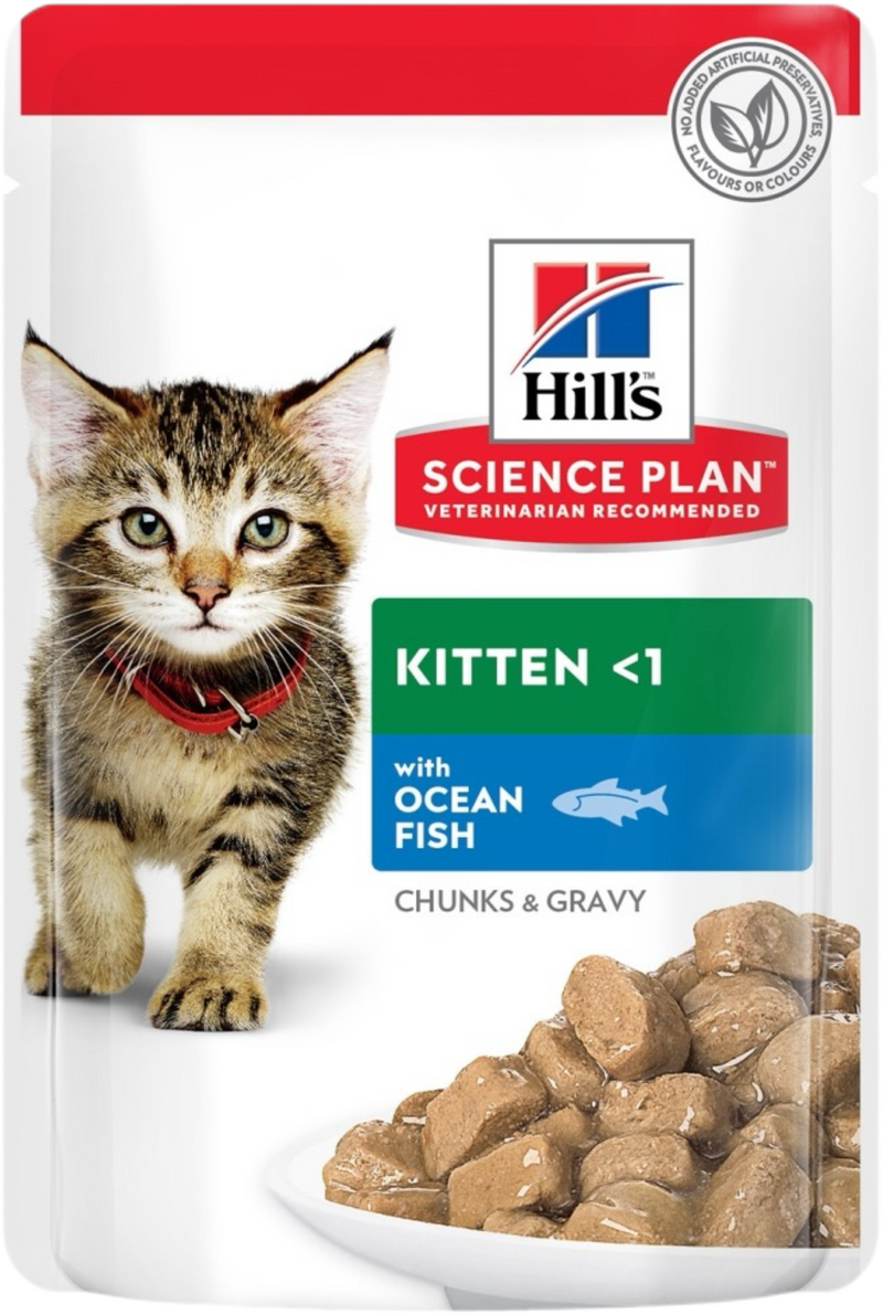 Hill's Science Plan Feline Kitten Ocean Fish – Пауч за котенца