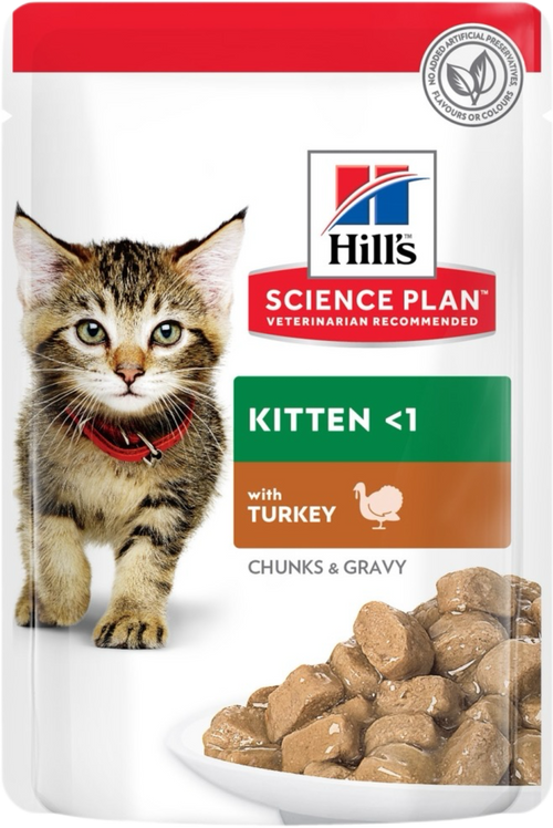 Hill's Science Plan Feline Kitten Turkey – Пауч за котенца