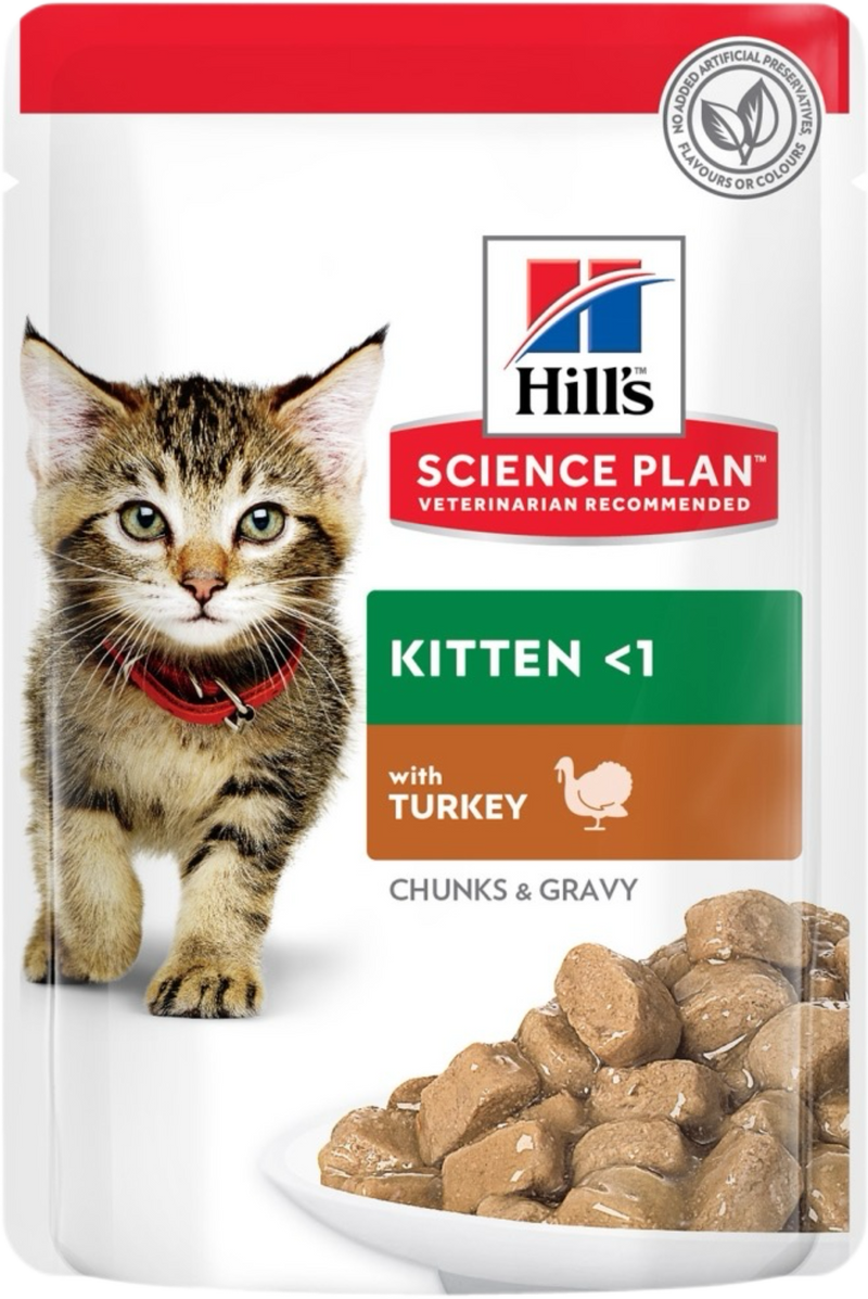 Hill's Science Plan Feline Kitten Turkey – Пауч за котенца