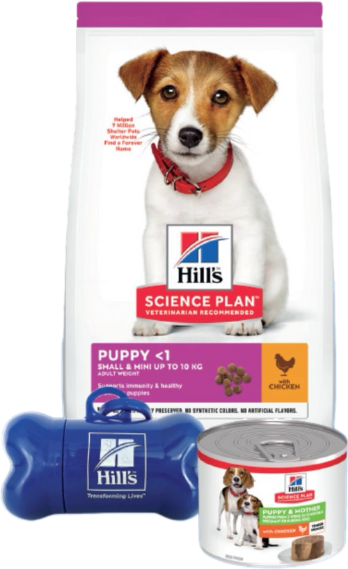 Hill's Science Plan Starter Kit Small & Mini Puppy Chicken – Тестов комплект за кученца