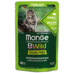 Monge Natural Superpremium BWild Grain Free Sterilised Cat Wild Boar with vegetables