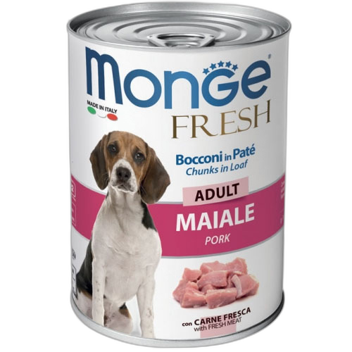 Monge Fresh Adult Dog Pork – мокра храна за кучета в зряла възраст