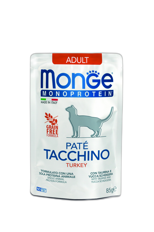 Monge Monoprotein Adult Cat Paté Turkey – мокра храна пастет за котки в зряла възраст