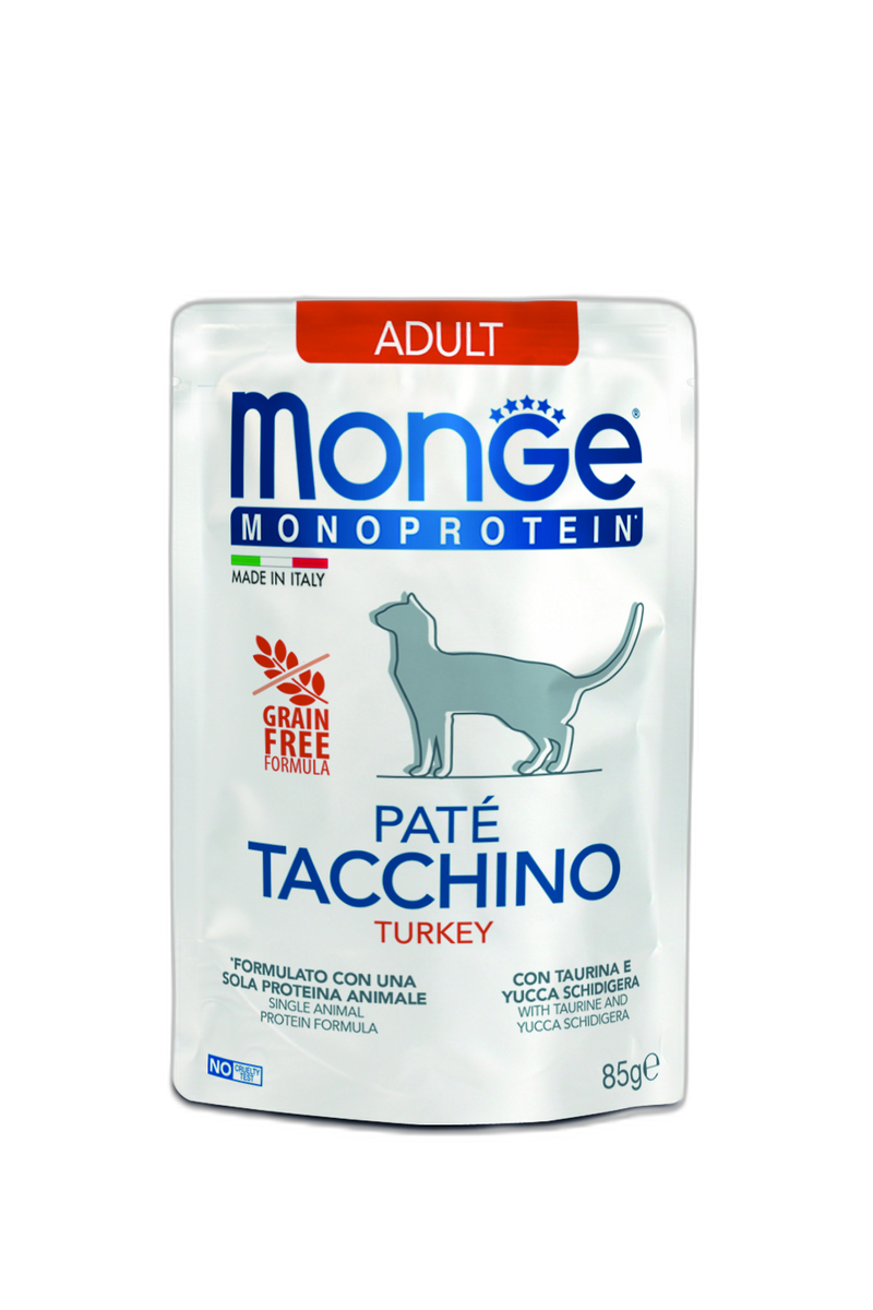 Monge Monoprotein Adult Cat Paté Turkey – мокра храна пастет за котки в зряла възраст