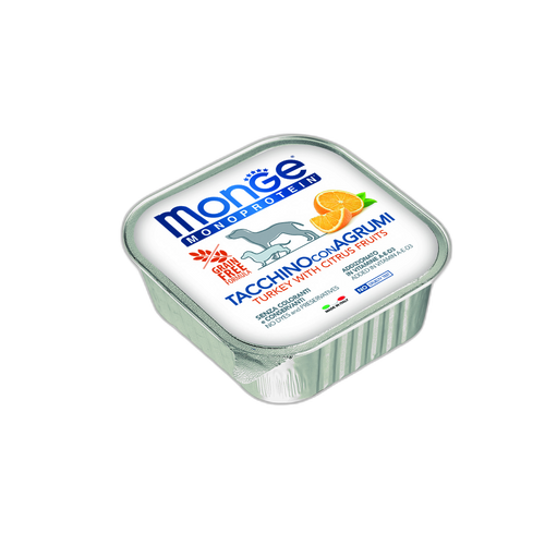 Monge Monoprotein Paté Turkey with Citrus Fruits - Терин пастет с пуешко и цитрусови плодове