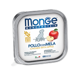 Monge Monoprotein Puppy Dog Paté Chicken with Apple - Терин пастет за подрастващи кученца с пилешко и ябълка