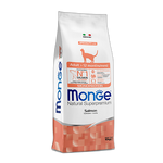 Monge Natural Superpremium Monoprotein Adult Cat Salmon - Пълноценна суха храна за котки в зряла възраст със сьомга