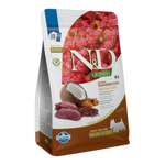N&D Quinoa Skin & Coat with Venison for adult MINI dog - суха храна без зърнени култури за здрава кожа и козина, за куче