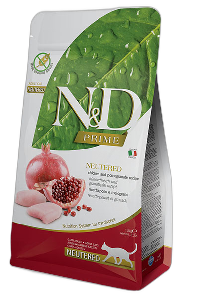 N&D Prime Cat Neutered Chicken&Pomegranate