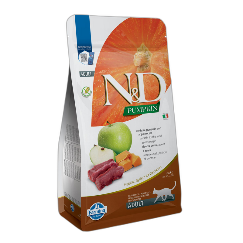 N&D Cat Adult Pumpkin, Venison & Apple