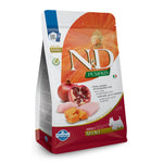 N&D Pumpkin Chicken & Pomegranate Adult Mini – беззърнена суха храна за кучета над 1 година от дребни породи