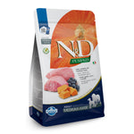 N&D Pumpkin Lamb & Blueberry Adult Medium & Maxi – беззърнена суха храна за кучета над 1 година от средни и едри породи