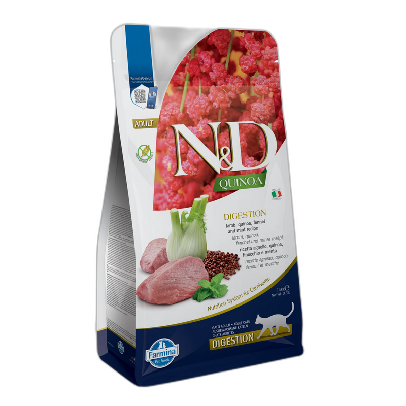 N&D Quinoa Cat - Digestion, with Lamb