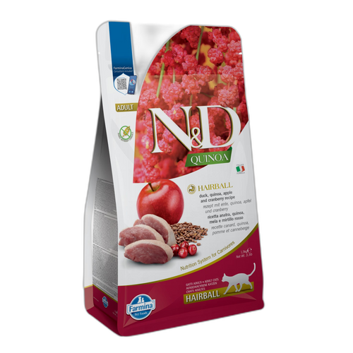 N&D Quinoa Cat - Hairball with Duck&Cranberry