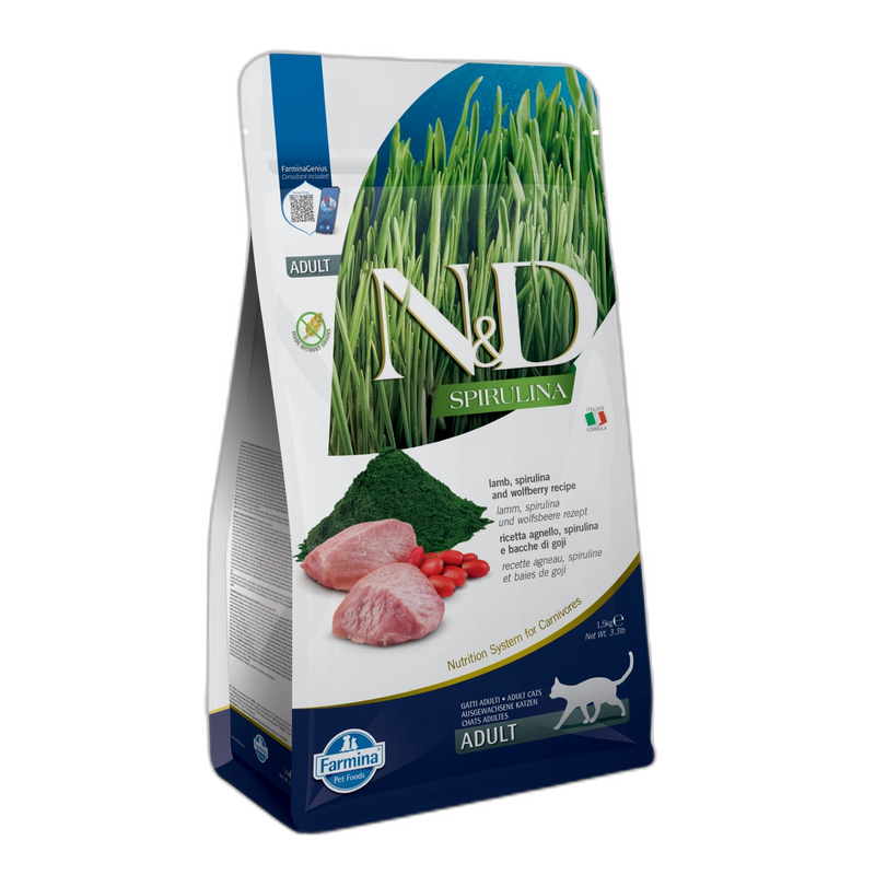 N&D Spirulina Cat Adult Lamb&Wolfberry