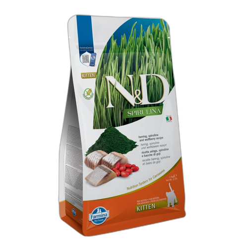 N&D Spirulina Cat Herring&Wolfberry, Kitten