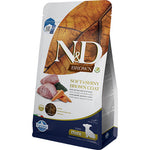 N&D Brown Dog Lamb, Spirulina & Carrot Puppy Mini – беззърнена суха храна за подрастващи кученца с кафява козина от мини породи