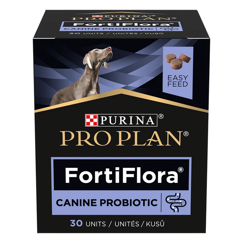 Purina Pro Plan FortiFlora – Хранителна добавка за кучета 30 таблетки