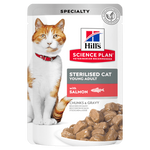 Hill's Science Plan Feline Young Adult Sterilised Salmon – пауч със сьомга