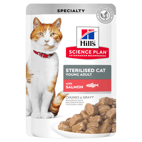 Hill's Science Plan Feline Young Adult Sterilised Salmon – пауч със сьомга