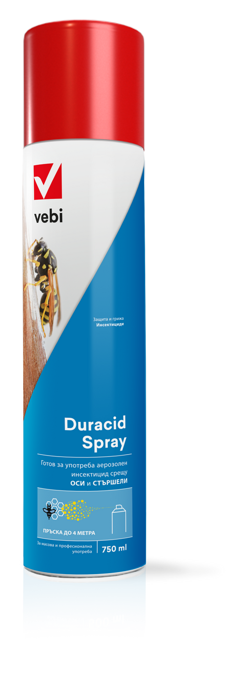 Vebi DURACID SPRAY 750 мл — за летящи насекоми